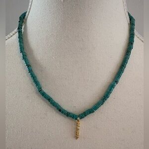 Turquoise “Mama” Beaded Necklace